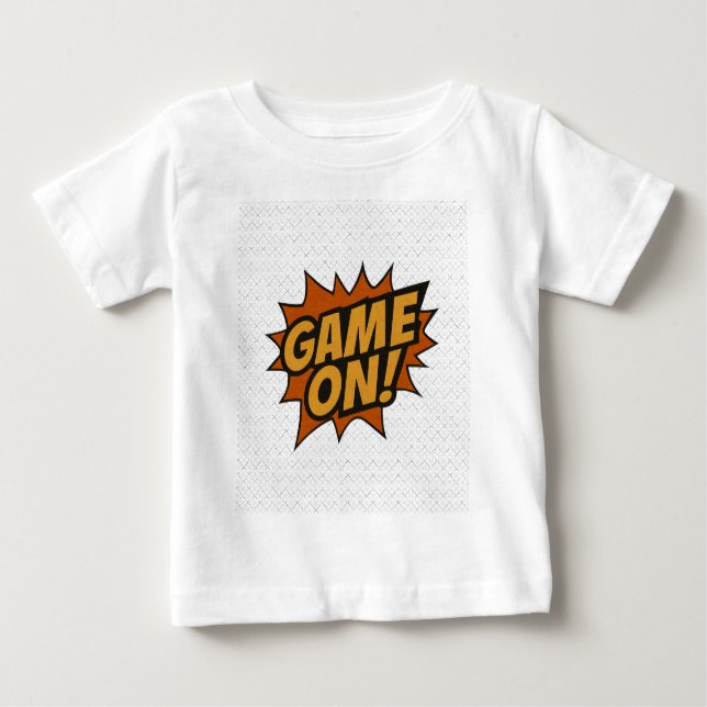 SPIELEN! Comic Burst - Gamer Wall Poster Baby T-shirt (Vorderseite)