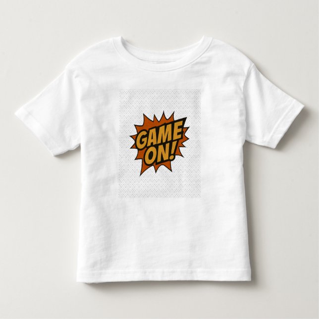 SPIELEN! Comic Burst - Gamer Wall Poster Kleinkind T-shirt (Vorderseite)