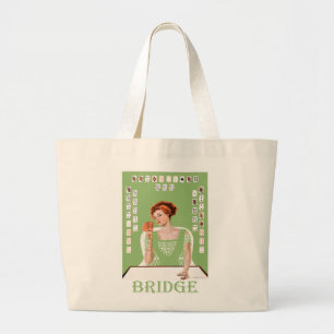 Spielen der Brücke Jumbo Stoffbeutel