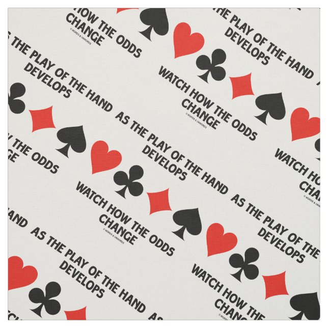 Spielen der Hand Entwicklungen beobachten, wie sic Stoff (Muster)