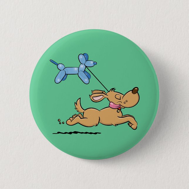 Spielen des Hundes Button (Vorderseite)