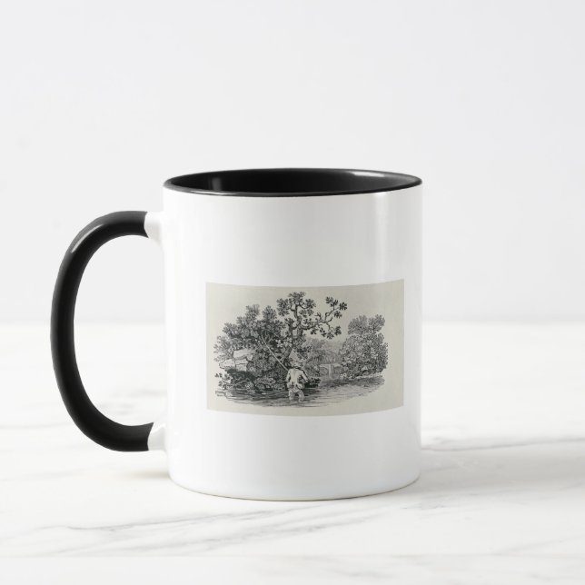 Spielen eines Lachses Tasse (Links)