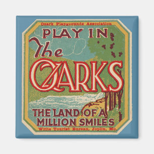 Spielen im OZARKS Land eine Million Lächeln Magnet