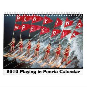Spielen im Wandkalender Peorias 2010