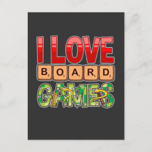 Spielen in der Spielstrategie Postkarte