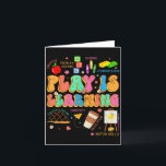 Spielen ist das Lehrerteam zurück in die Schulknei Karte<br><div class="desc">Spielen ist Lehrerteam zurück zum Kindergarten</div>