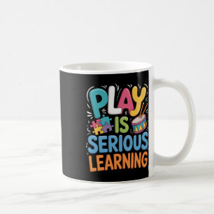 Spielen ist ernstes Lernen - Erzieher Männer Fraue Kaffeetasse