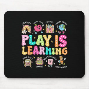Spielen ist Lehrer erster Schultag Mousepad