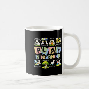 Spielen ist Lernen dummer Gans Kindergarten Kaffeetasse