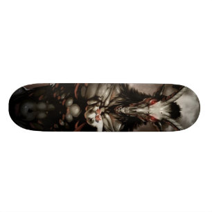 Spielen mit dem Teufel Skateboard
