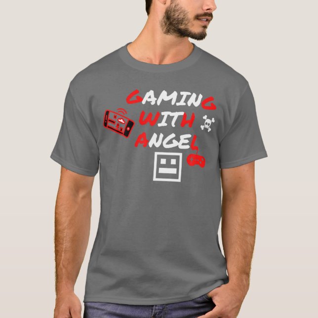 Spielen mit Engel-Jungen T-Shirt (Vorderseite)