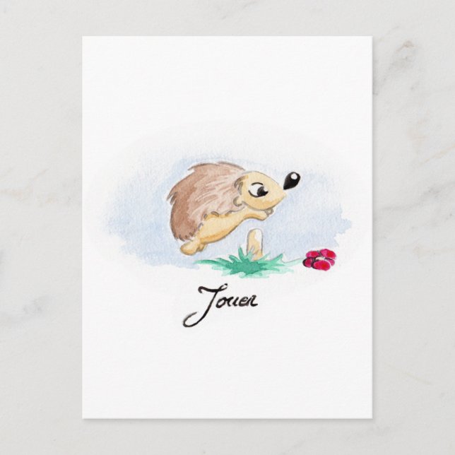 Spielen Postkarte (Vorderseite)