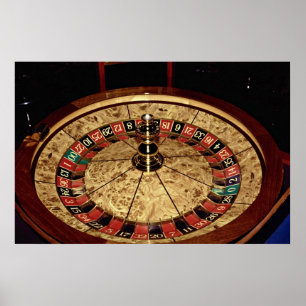 Spielen, Roulette Poster