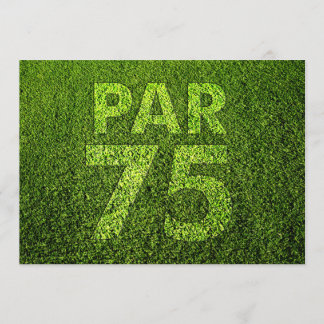 Spielen Sie 75. Geburtstags-Party Golf Einladung