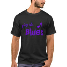Spielen Sie die Blues Lila Blue Musiknote