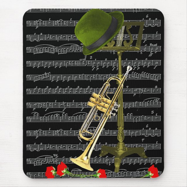 Spielen Sie die Musik. Mousepad (Vorne)