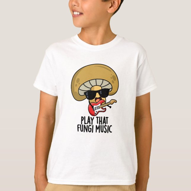 Spielen Sie diese Fungi Music Funny Mushroom Pub T-Shirt (Vorderseite)