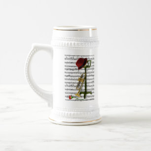 Spielen Sie diesen Jazz. Bierglas