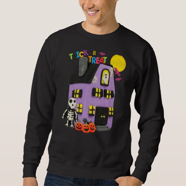 Spielen Sie Doh Spuk House Trick oder Treten Sweatshirt (Vorderseite)