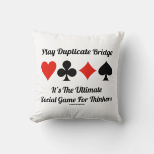 Spielen Sie Duplikate Bridge Ultimate Social Game Kissen