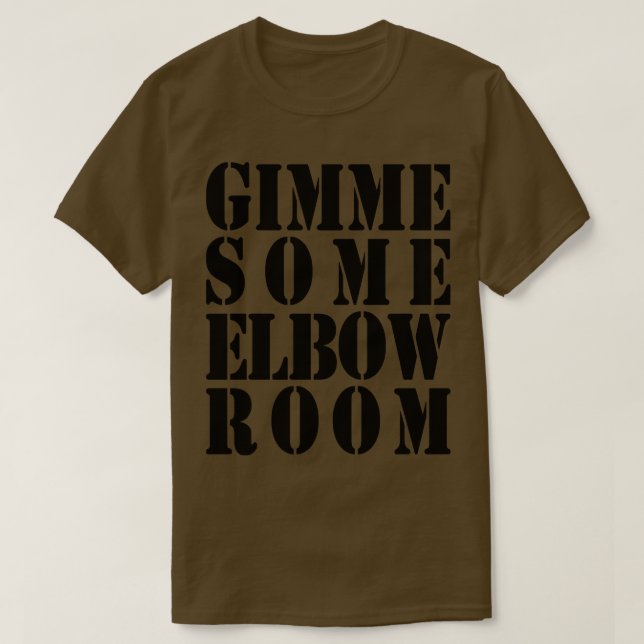 Spielen Sie Ellenbogenfreiheit T-Shirt (Design vorne)