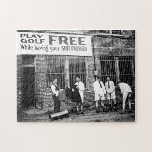 Spielen Sie frei Golf (während Sie Ihren Anzug ged Puzzle
