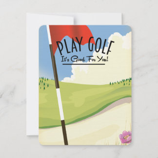 Spielen Sie Golf! Das ist gut für dich!