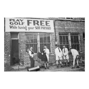 Spielen Sie Golf kostenlos (während Sie Ihren Anzu Poster