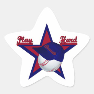 Spielen Sie Hard Softball und Hat Star Sticker