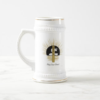 Spielen Sie Ihre Melodie Bierglas