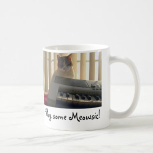 Spielen Sie irgendein Meowsic! Kaffeetasse