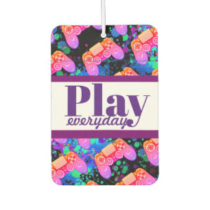 Spielen Sie jeden Tag Gaming Colorful Adventure Fu Autolufterfrischer