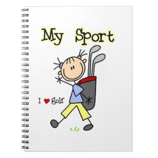 Spielen Sie meinen Sport Golf Notizblock