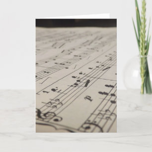 Spielen Sie mir eine Liedergrusskarte Karte