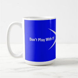 Spielen Sie nicht damit, diesem Teil. Blk/White Ko Kaffeetasse