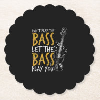 Spielen Sie nicht die Bass-Gitarre Lassend