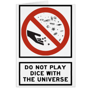 Spielen Sie nicht Würfel mit dem