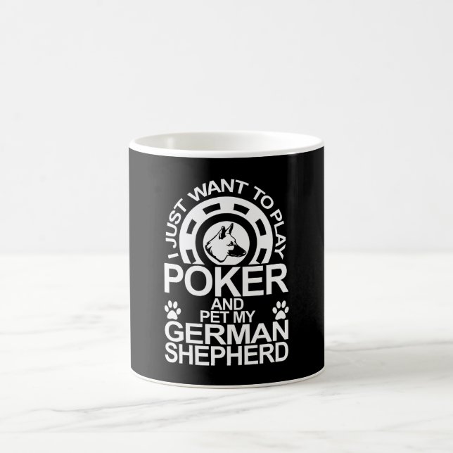 Spielen Sie Poker und füttern Sie meinen deutschen Tasse (Mittel)