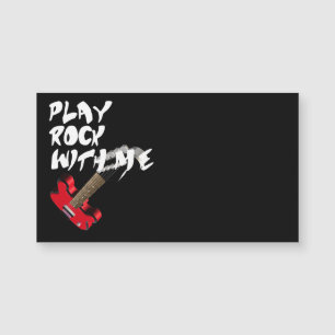 Spielen Sie Rock mit mir Magnetkarte