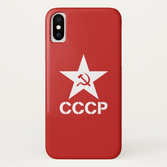Spielen Sie Telefon-Kasten der Hammer-Sichel-CCCP, Case-Mate iPhone Hülle (Rückseite)