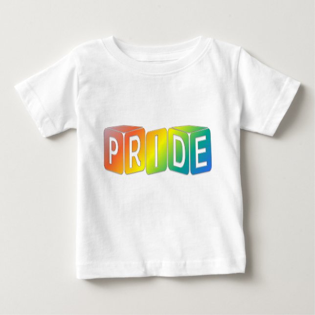 Spielen Sie Würfel Regenbogendesign Preis Baby T-shirt (Vorderseite)
