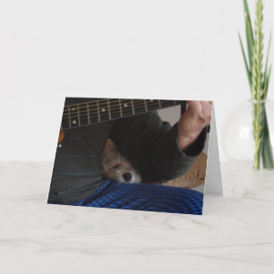 SPIELEN/SPIELEN EINES SONGS FÜR SIE VALENTINE FEIERTAGSKARTE