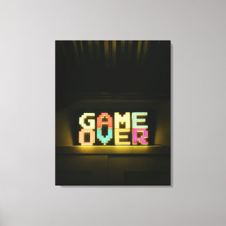 Spielen über Niedliche Pixel Art Pixel Arts Easy D Leinwanddruck