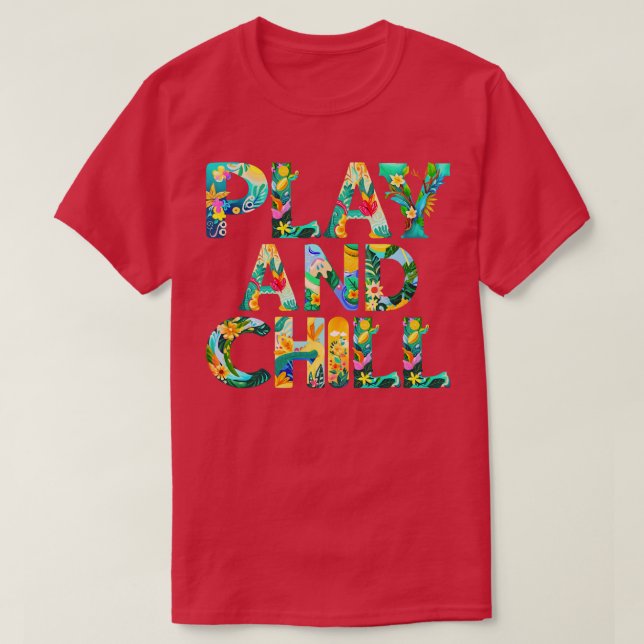 Spielen und Schütteln T-Shirt (Design vorne)