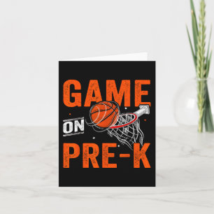 Spielen vor dem K-Basketball am ersten Schultag Karte
