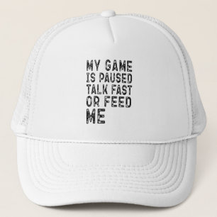 Spielen während meines Spiels wird Cooler Geburtst Truckerkappe