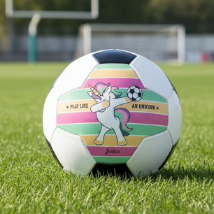 Spielen wie und Unicorn Retro Soccer Dabbing Unico Fußball