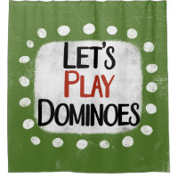 Spielen wir den Duschvorhang von Dominoes