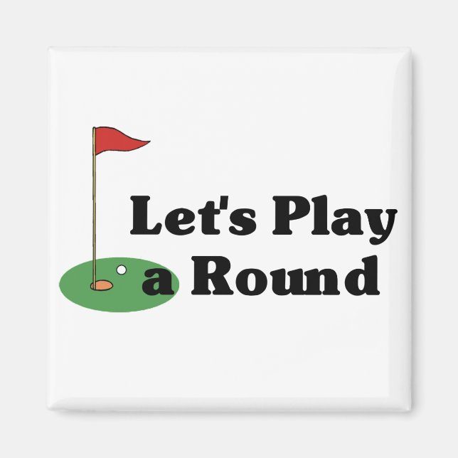 Spielen wir einen runden Magneten Magnet (Vorne)