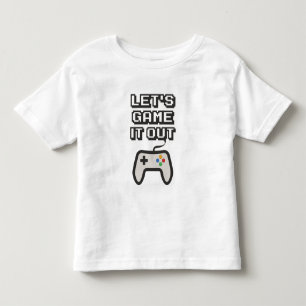 Spielen wir es aus kleinkind t-shirt